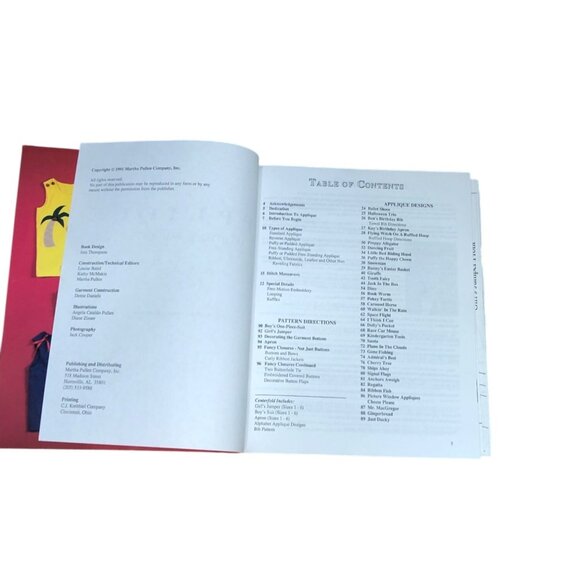 Martha Pullen Pattern Applique Marthas Favorites Romper Child Sewing 1991 - Picture 5 of 9